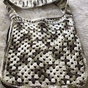 Hand crochet bag